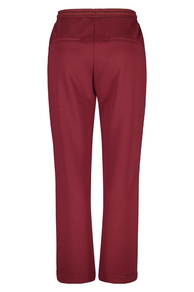 Broek met elastische taille en siernaad image number 2