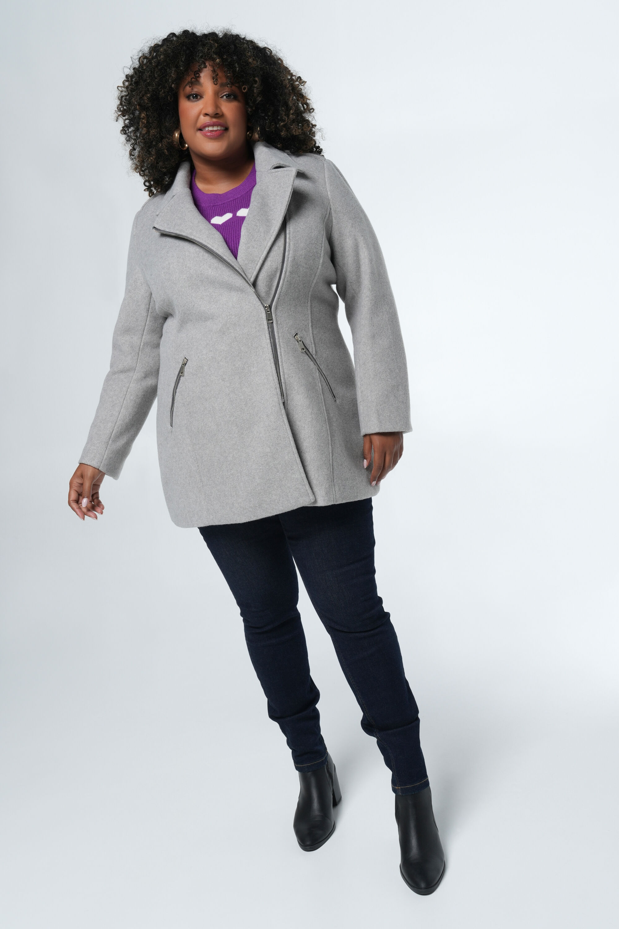 Jas met zilveren details image number 5