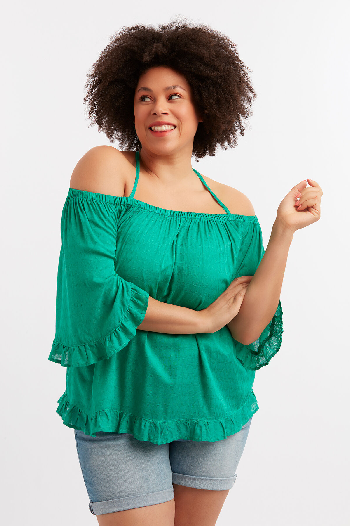 Off-shoulder blouse image number 3