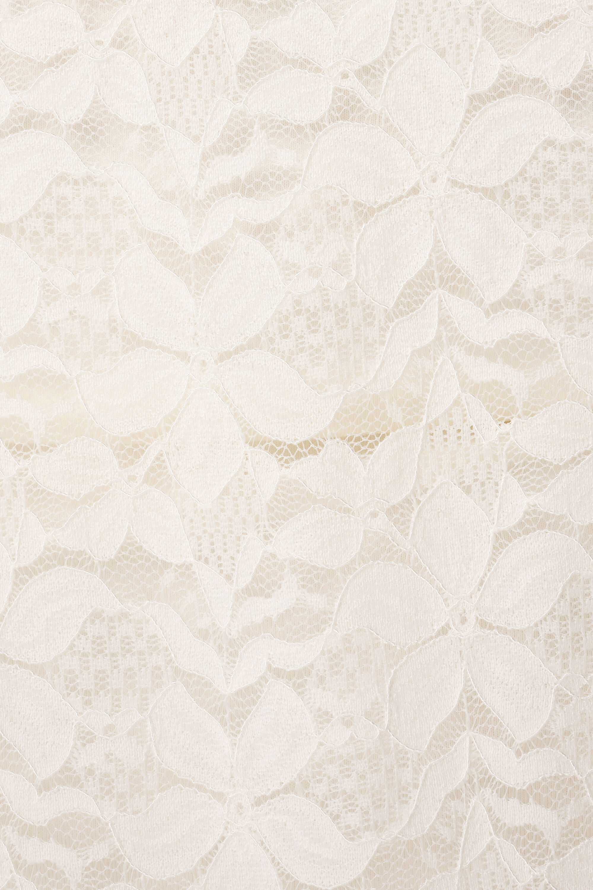 Kanten top met korte mouwen image number 6