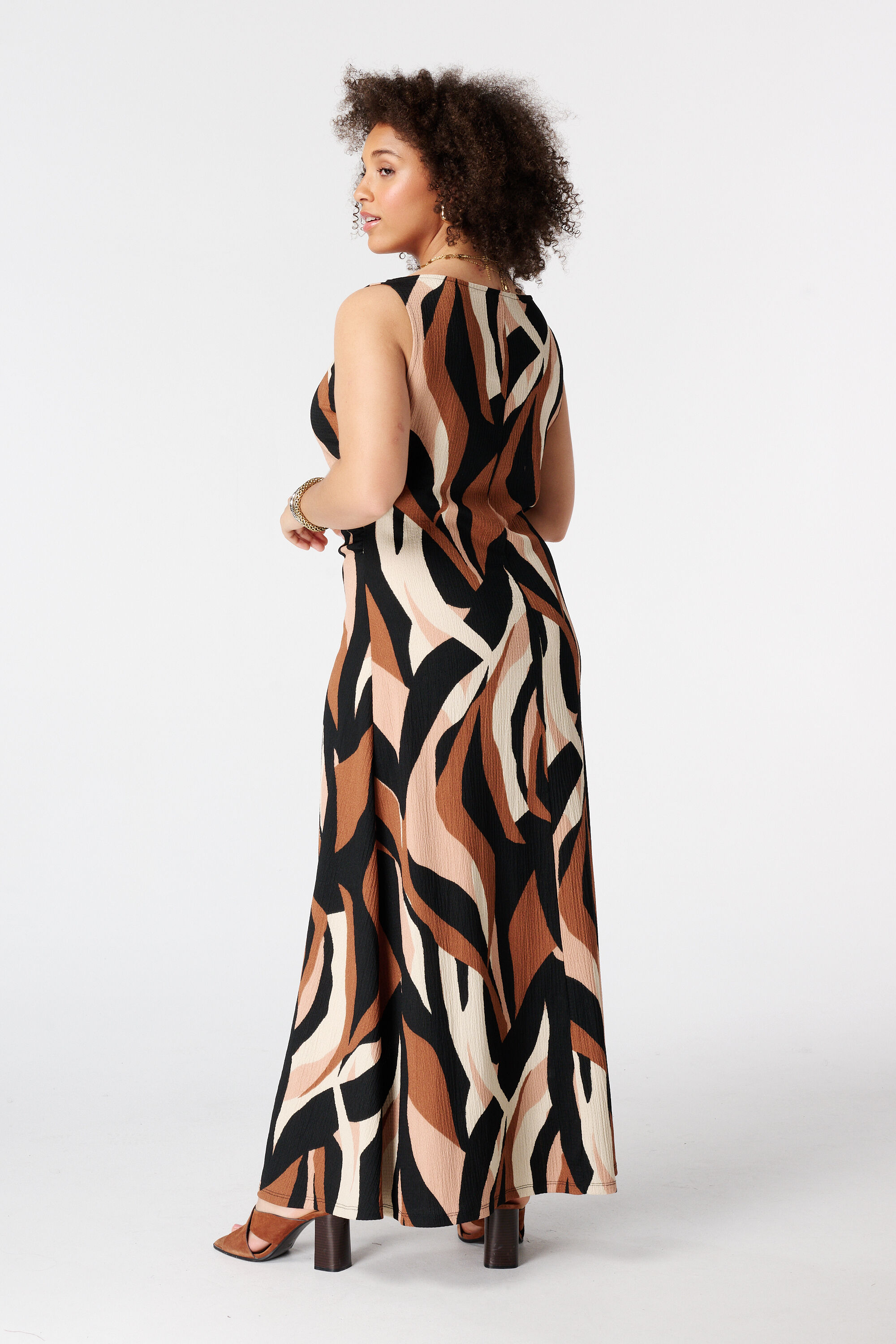 Maxi jurk met print image number 3