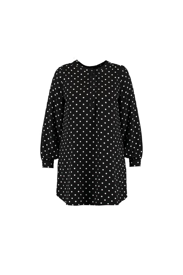Tuniek blouse met stippen image number 1