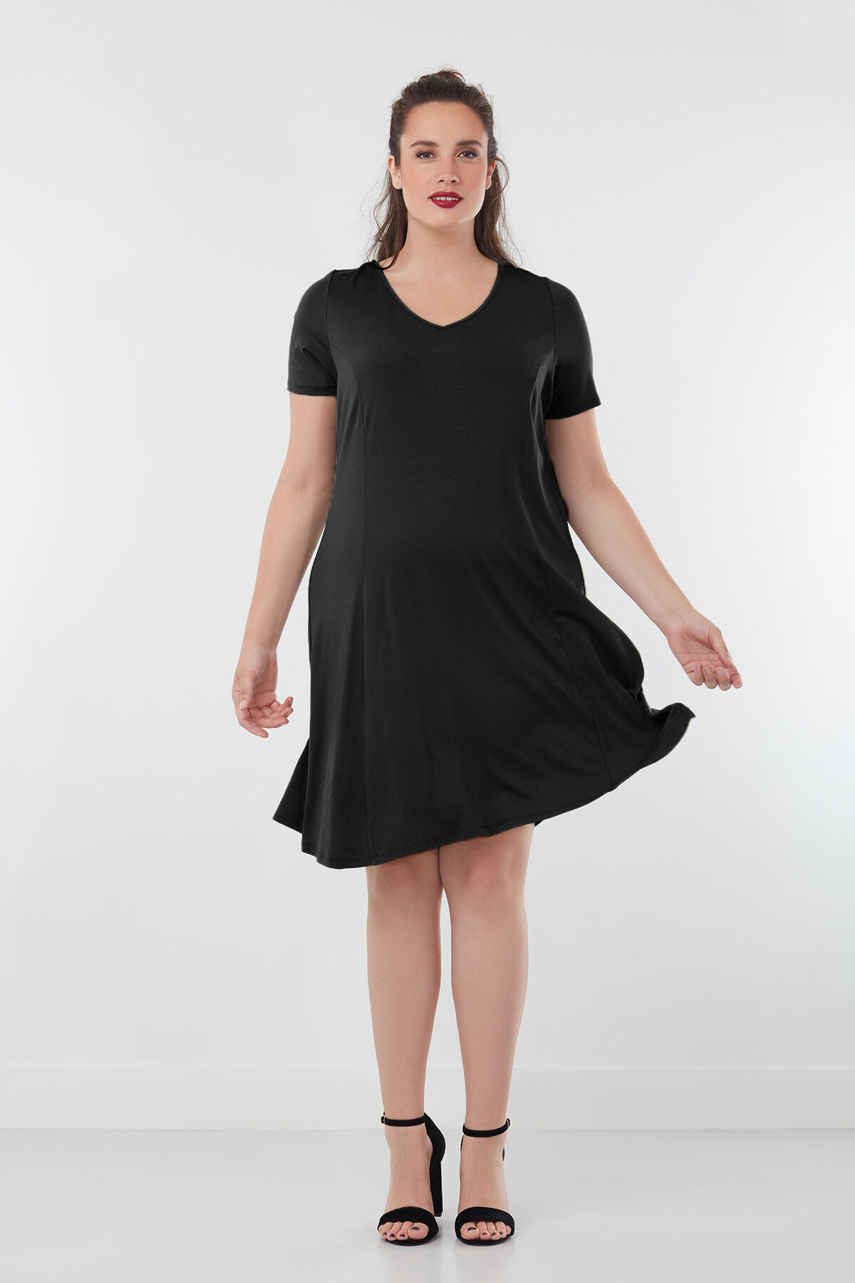 Effen jurk image number 3