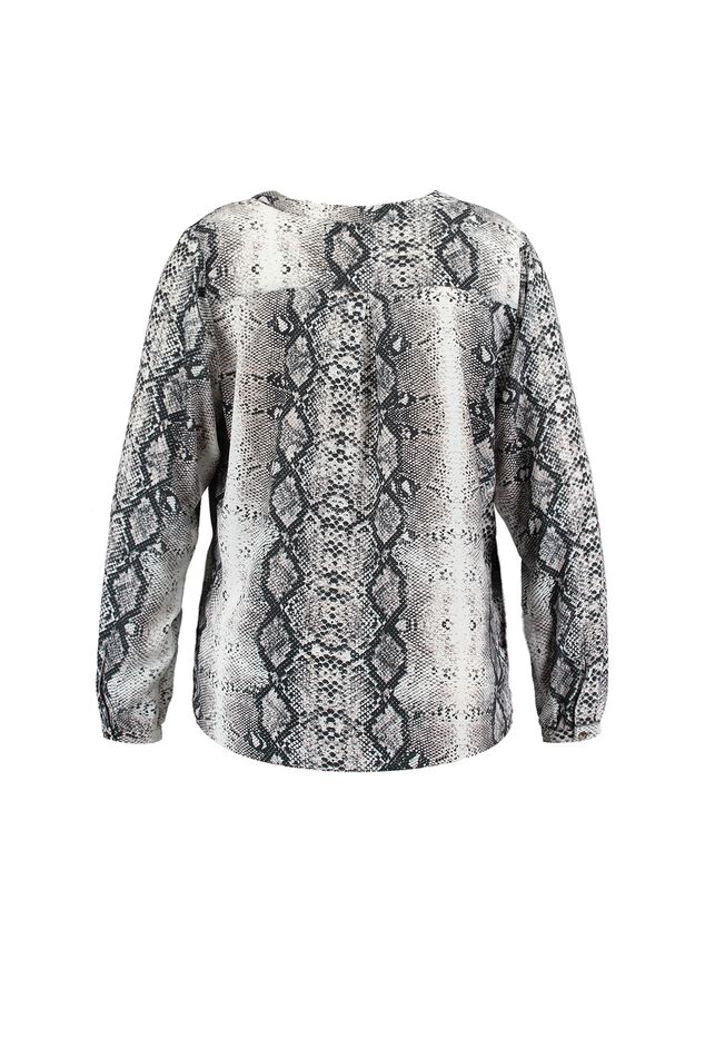 Blouse met slangenprint   image number 2