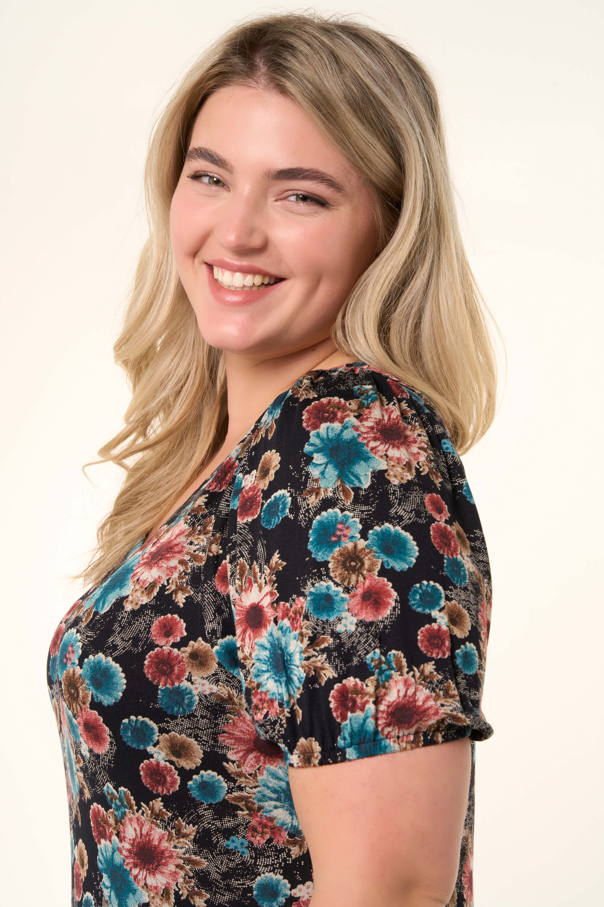 Lange jurk met print image number 6