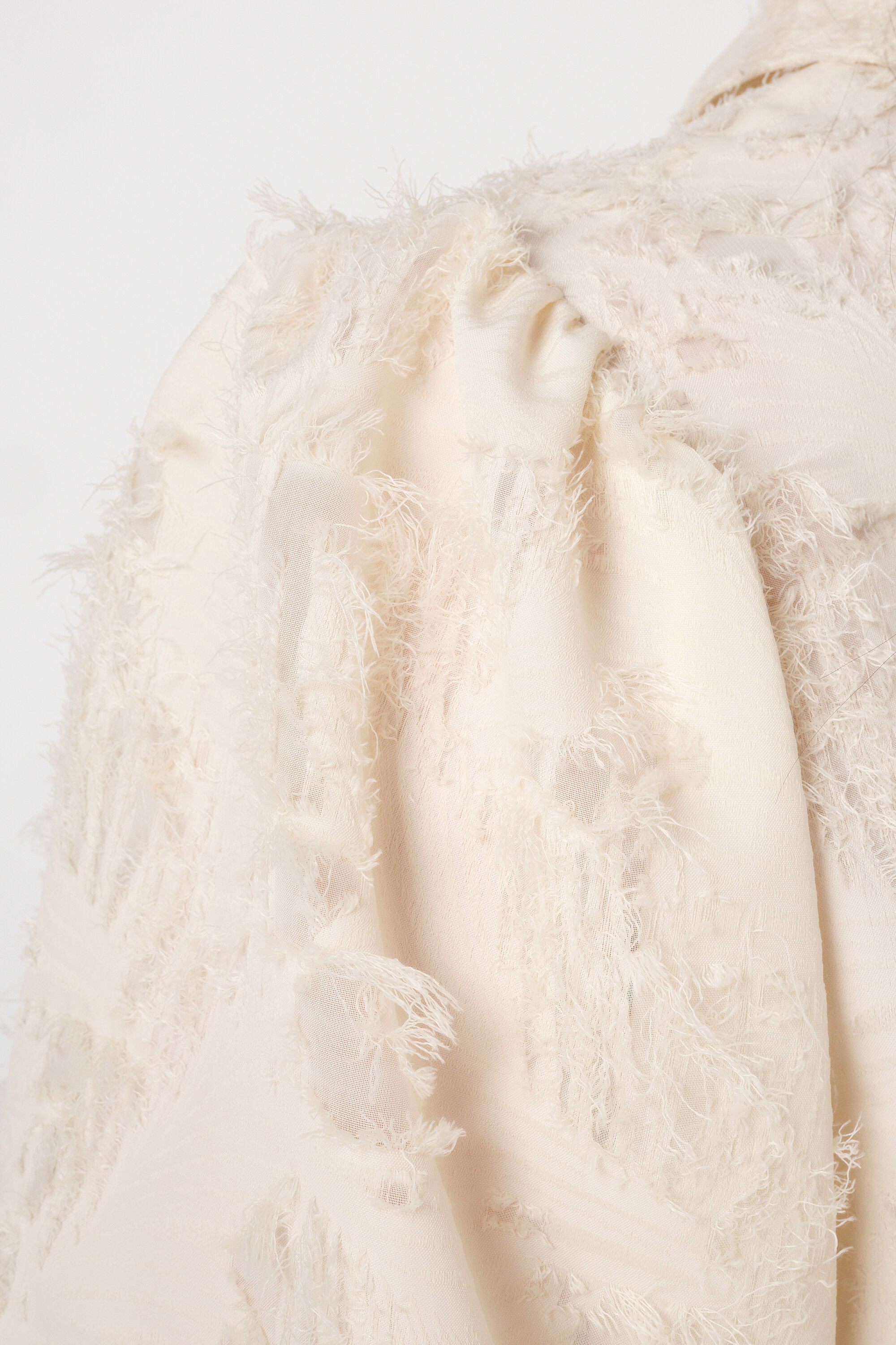 Blouse met structuur en ballonmouwen image number 6