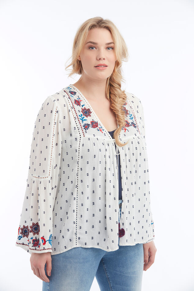 Blousejasje met embroidery image number 4
