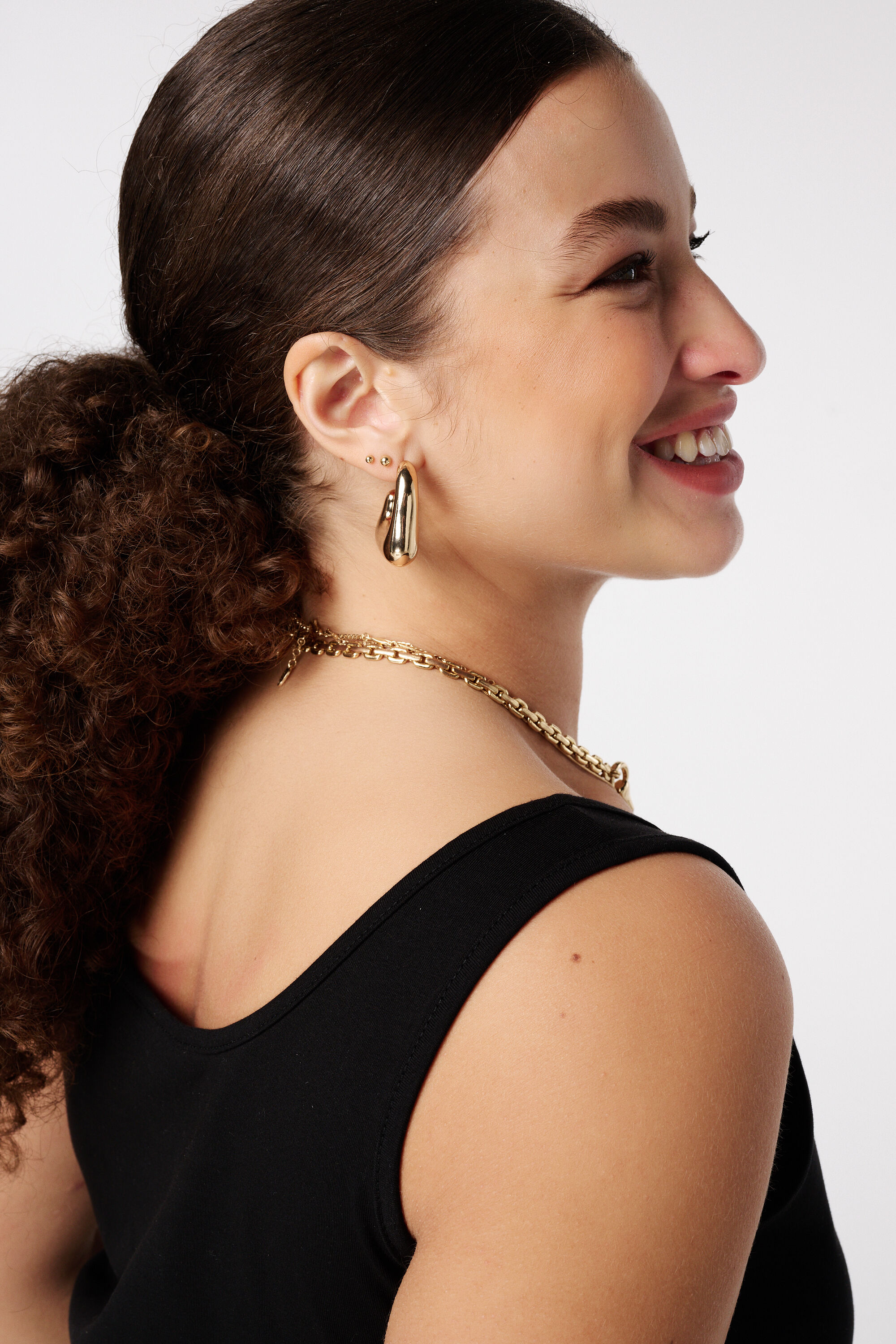 Katoenen extra lange singlet image number 4