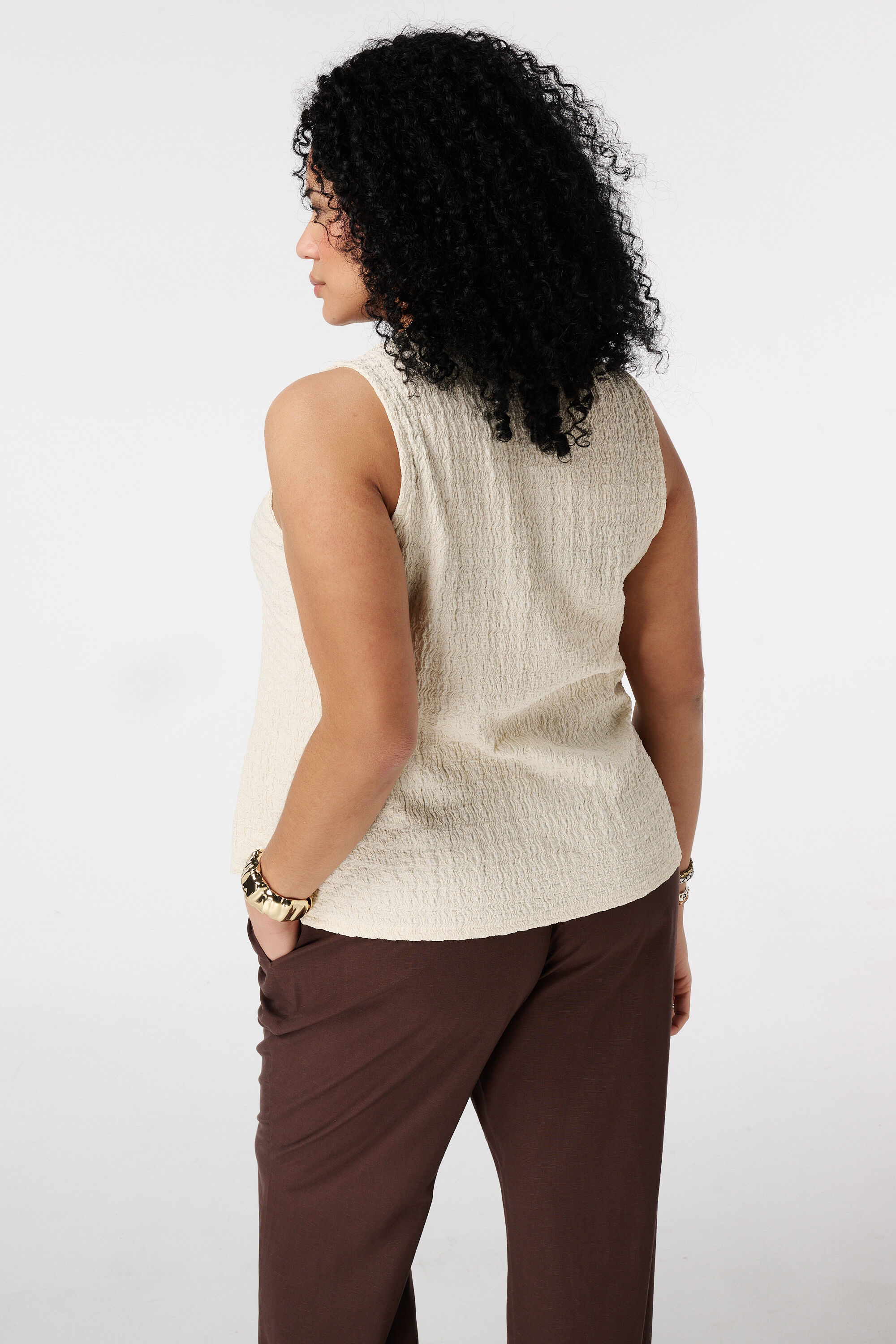 Top met knoopsluiting image number 3