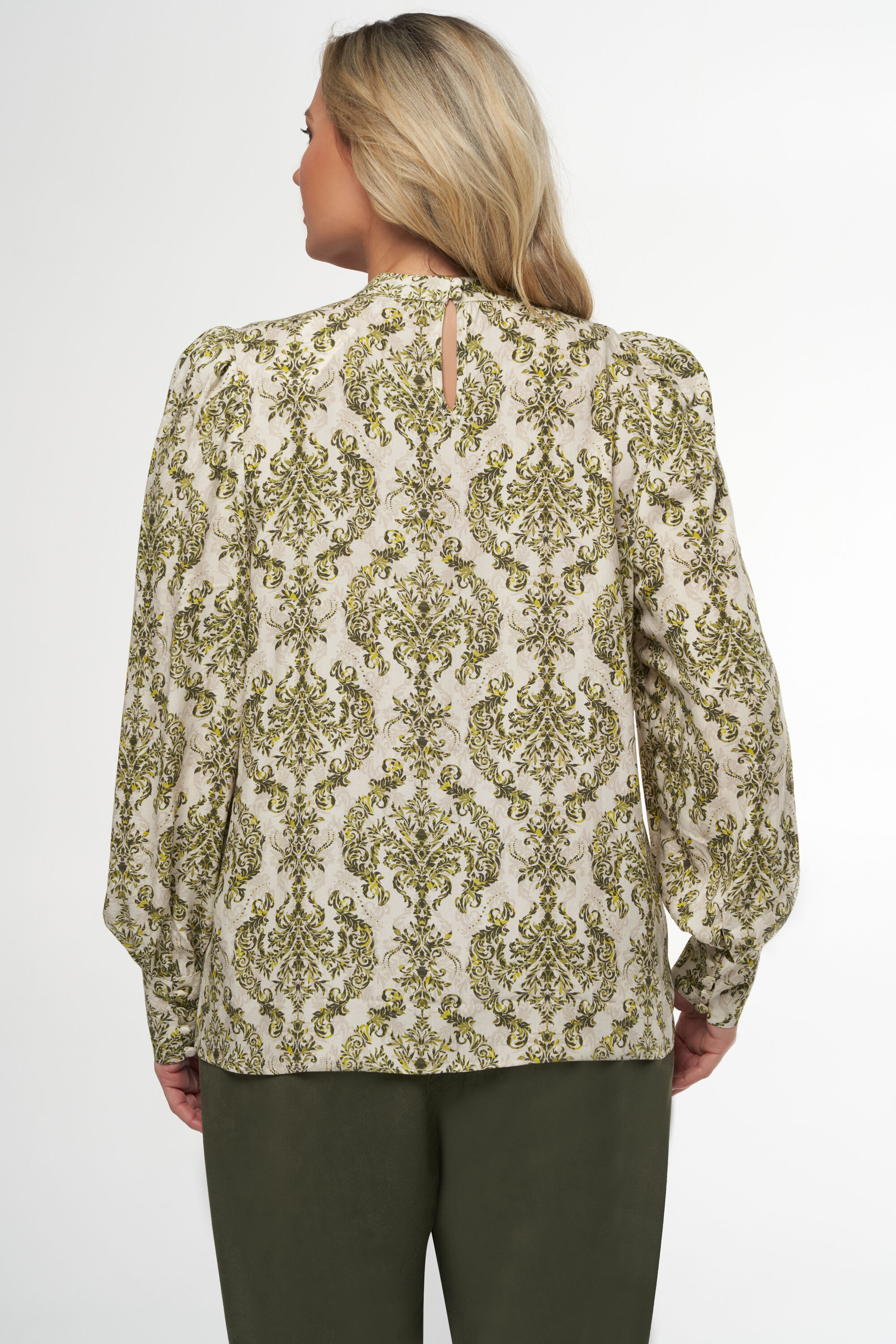 Blouse met ornament print image number 3