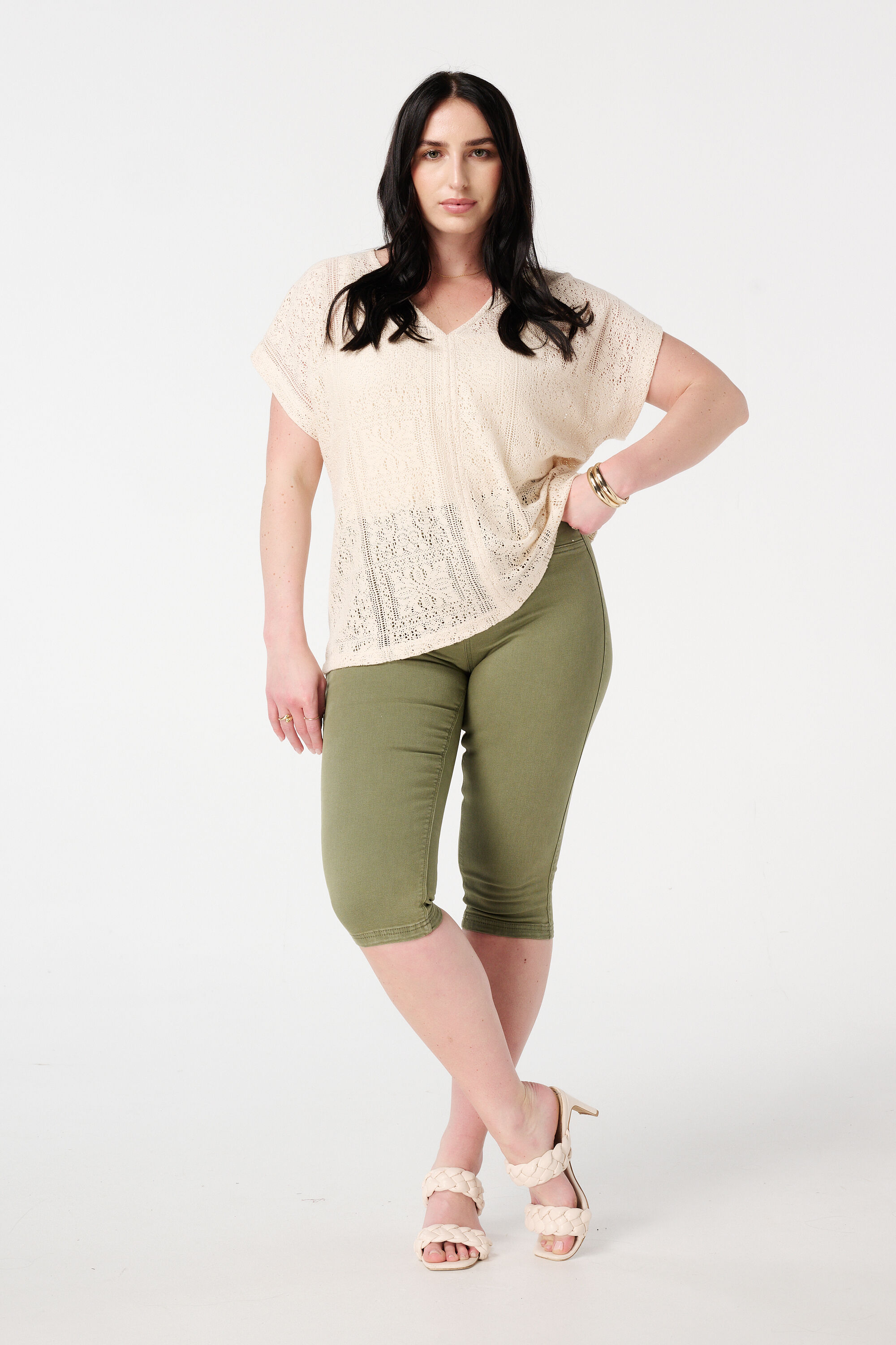 Top met opengewerkt dessin image number 5