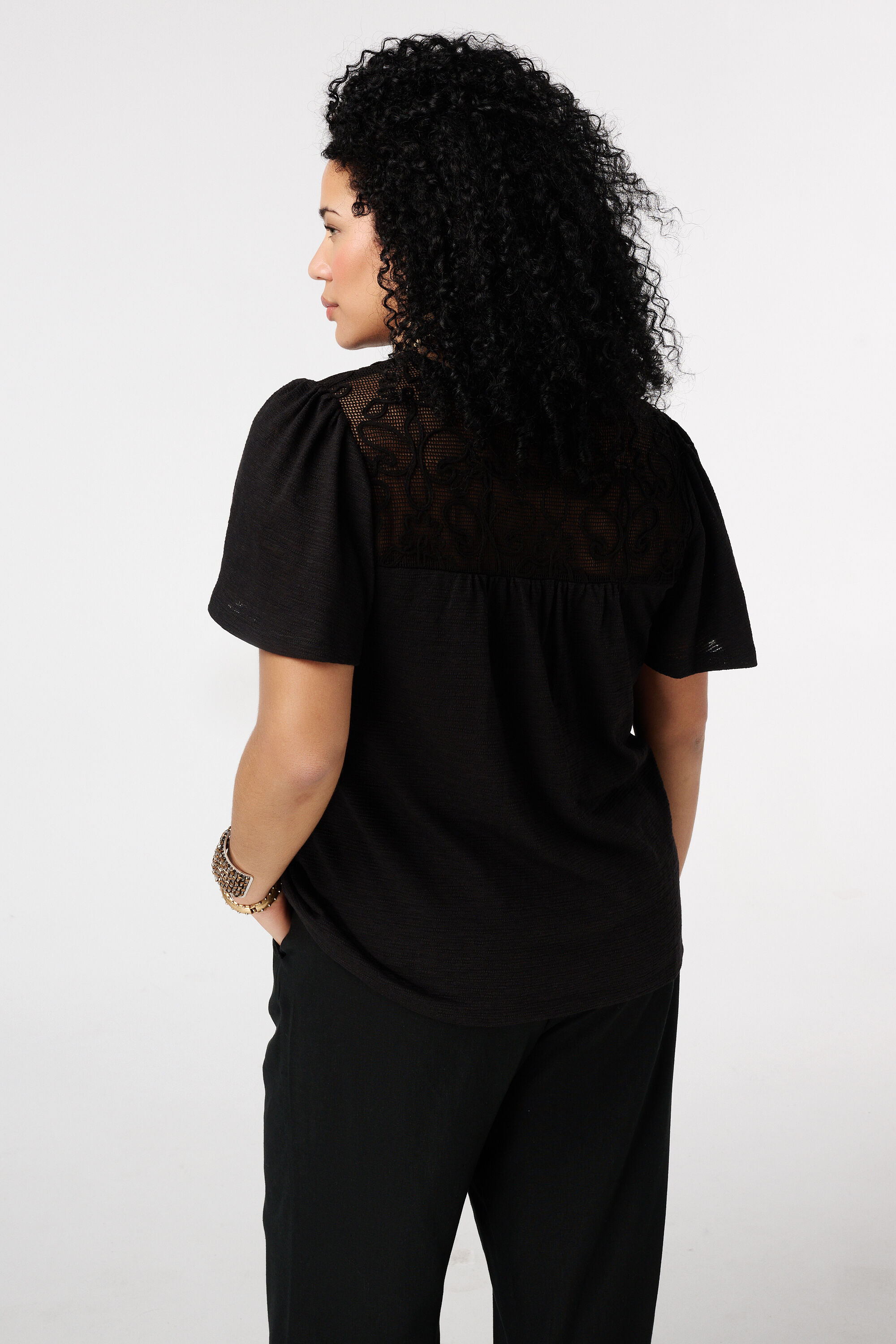 Top met vlindermouwen image number 3