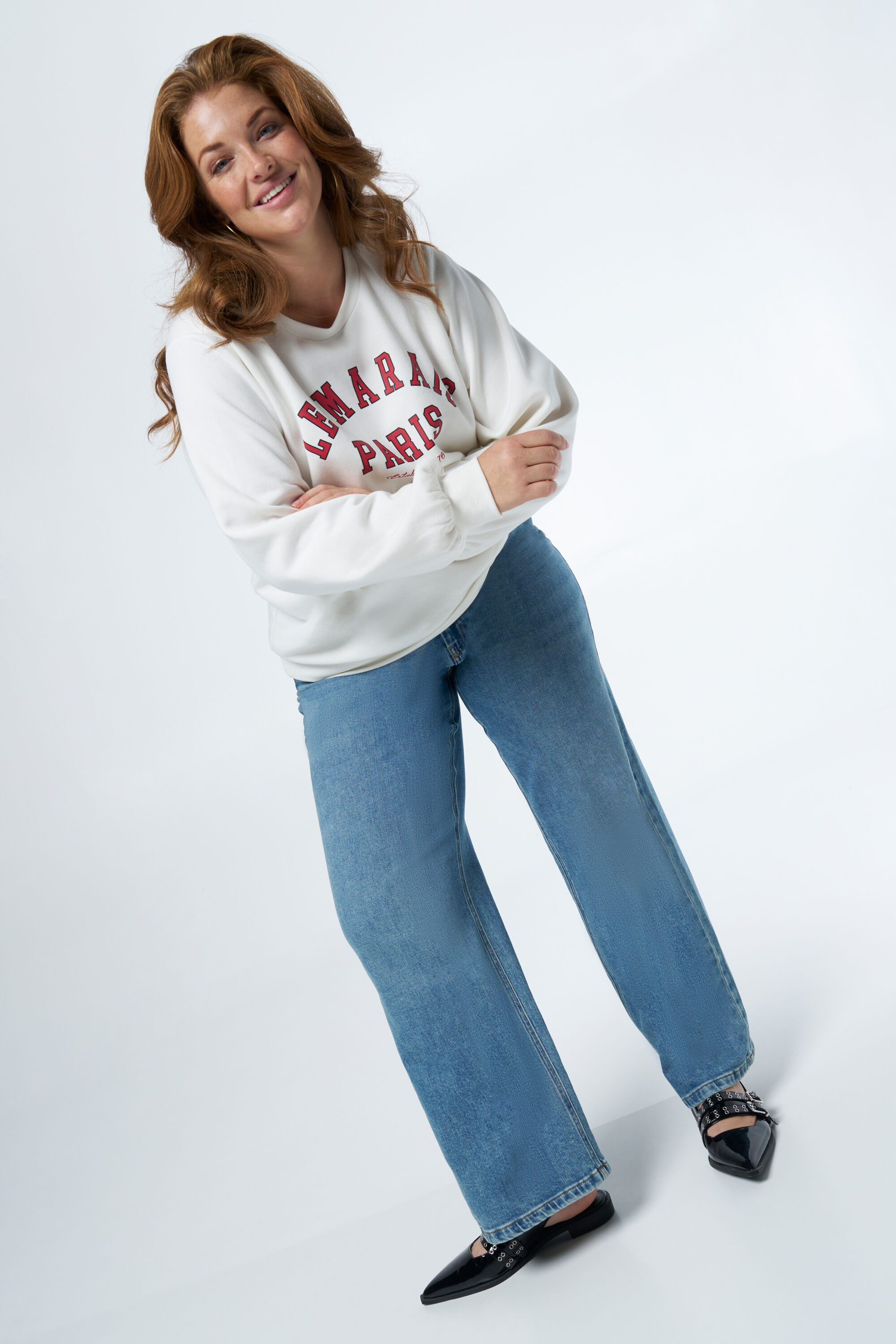 Sweater met tekst image number 5