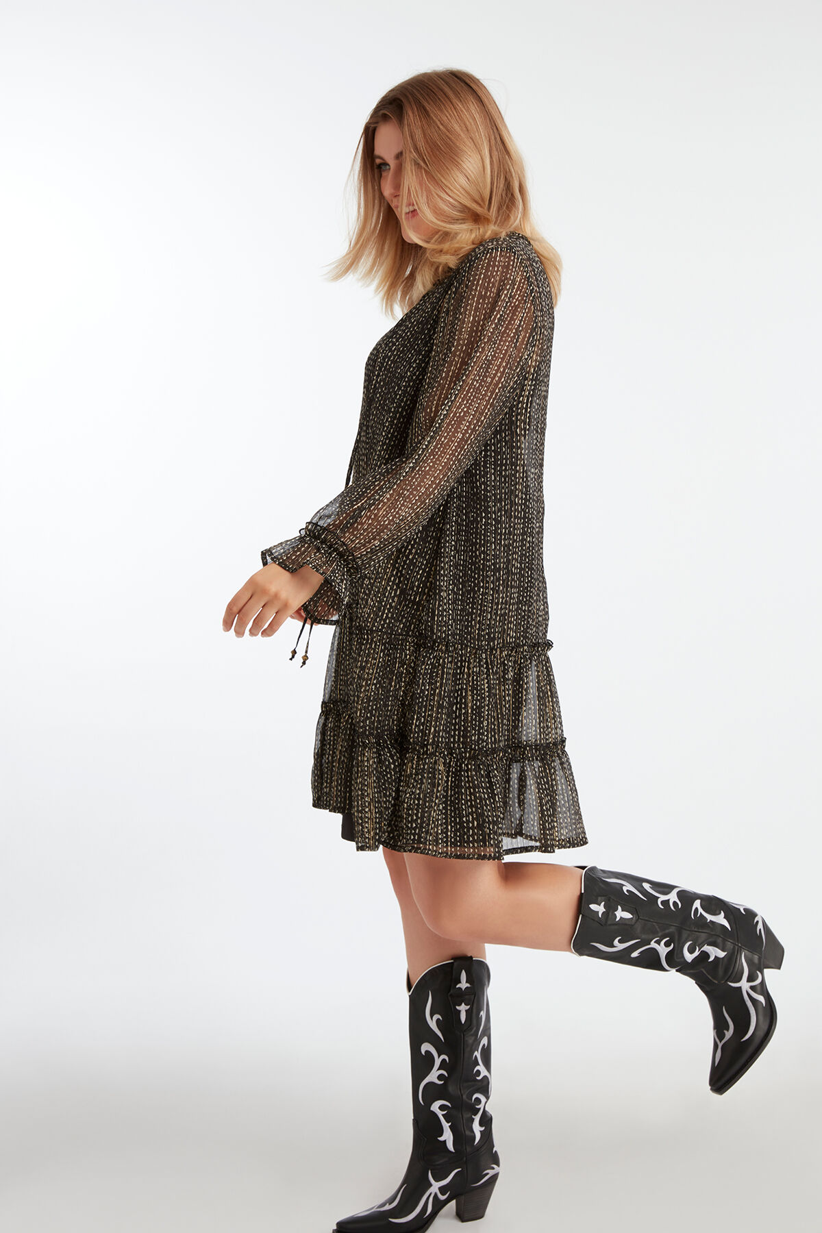 Semi-transparante jurk image number 4