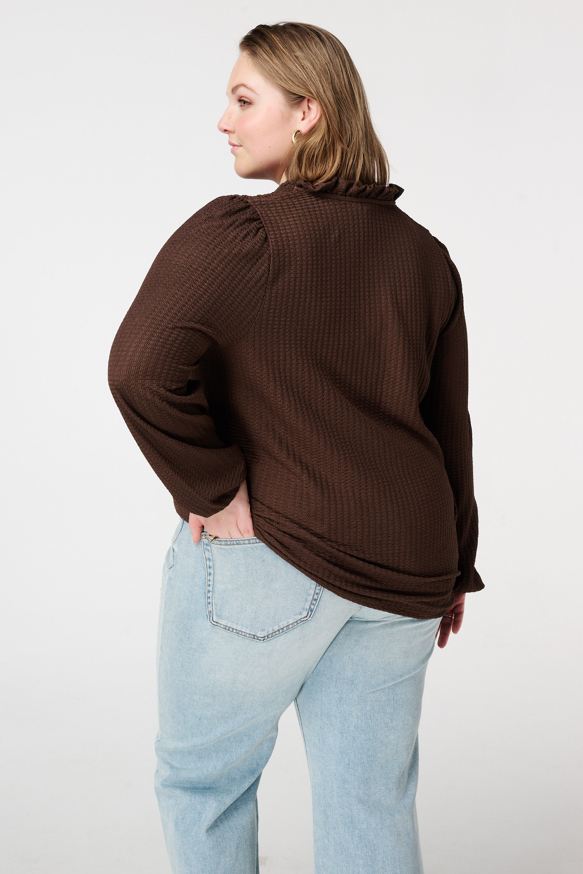 Top met ruffles image number 3