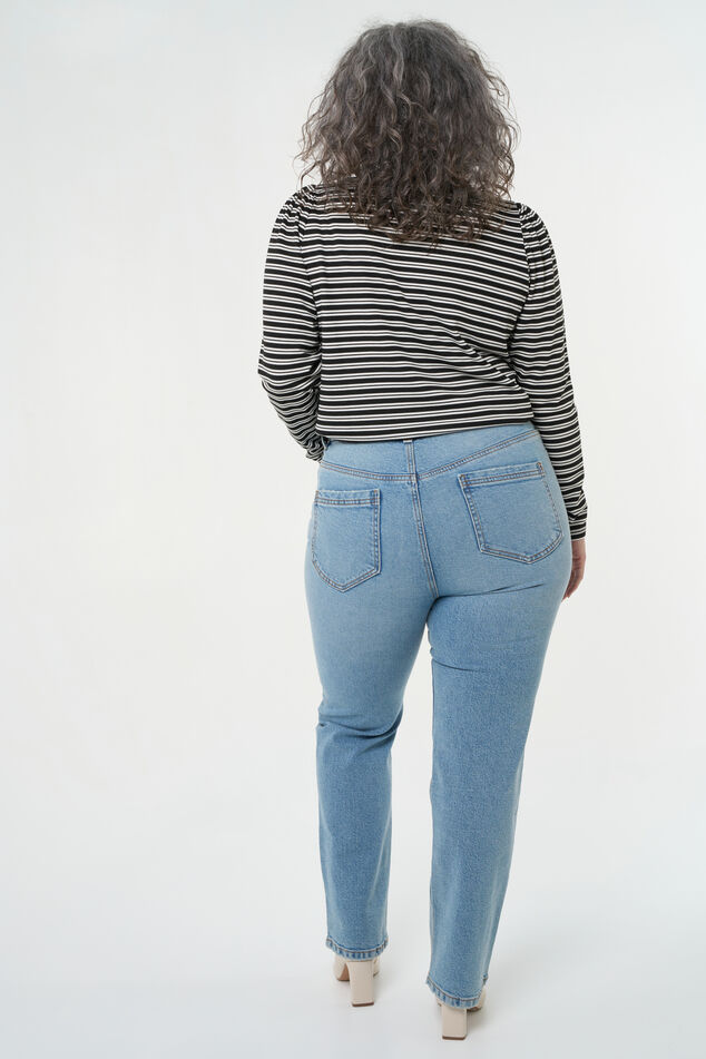 Loose straight jeans image number 3