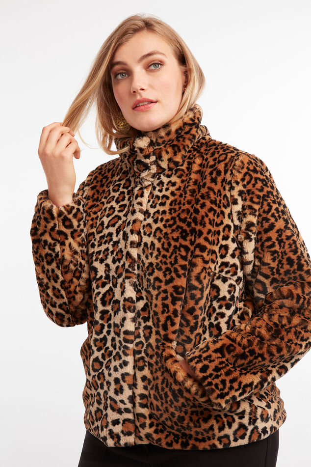 Fake fur jas image number 3