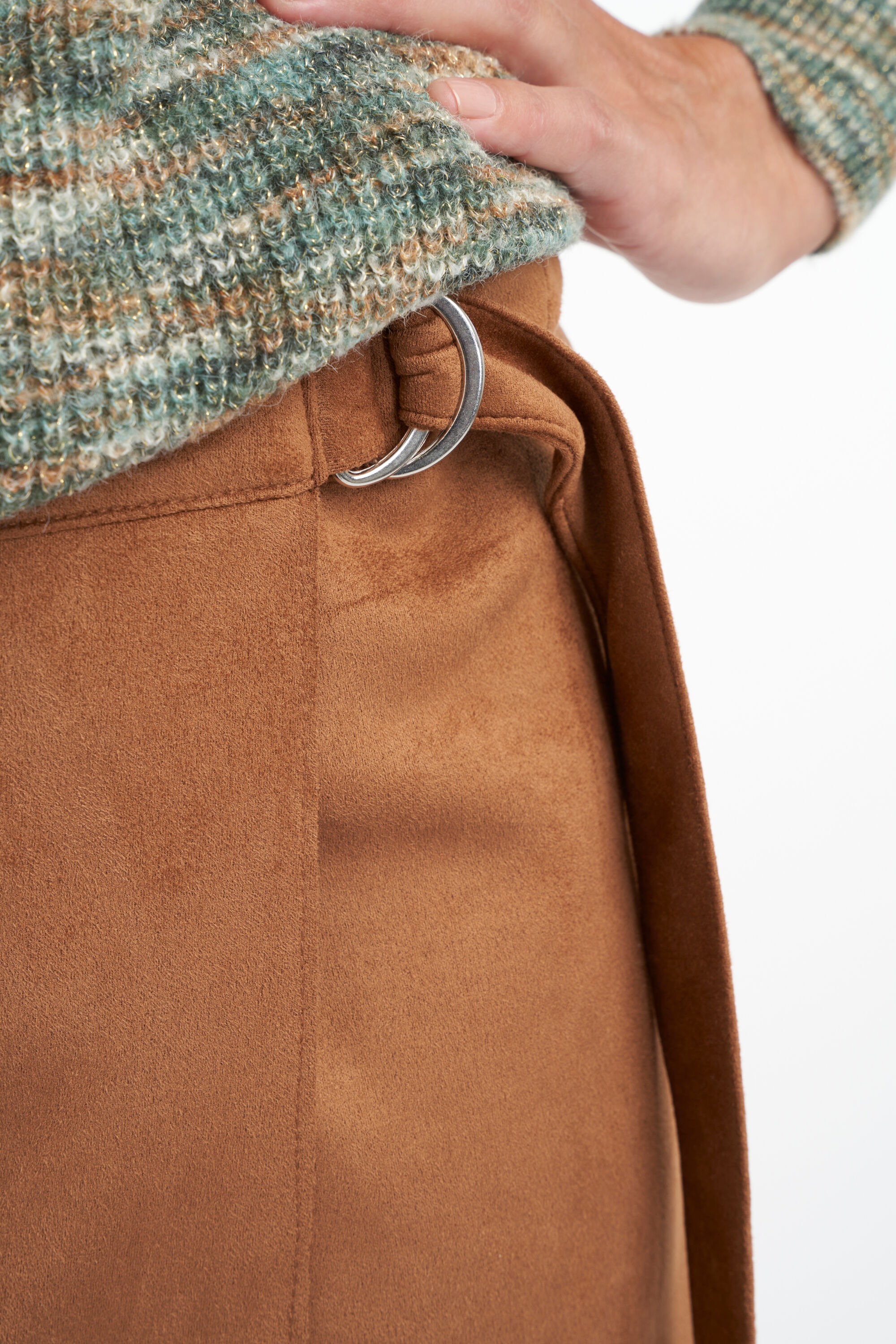 Overslag rok van suedine image number 5