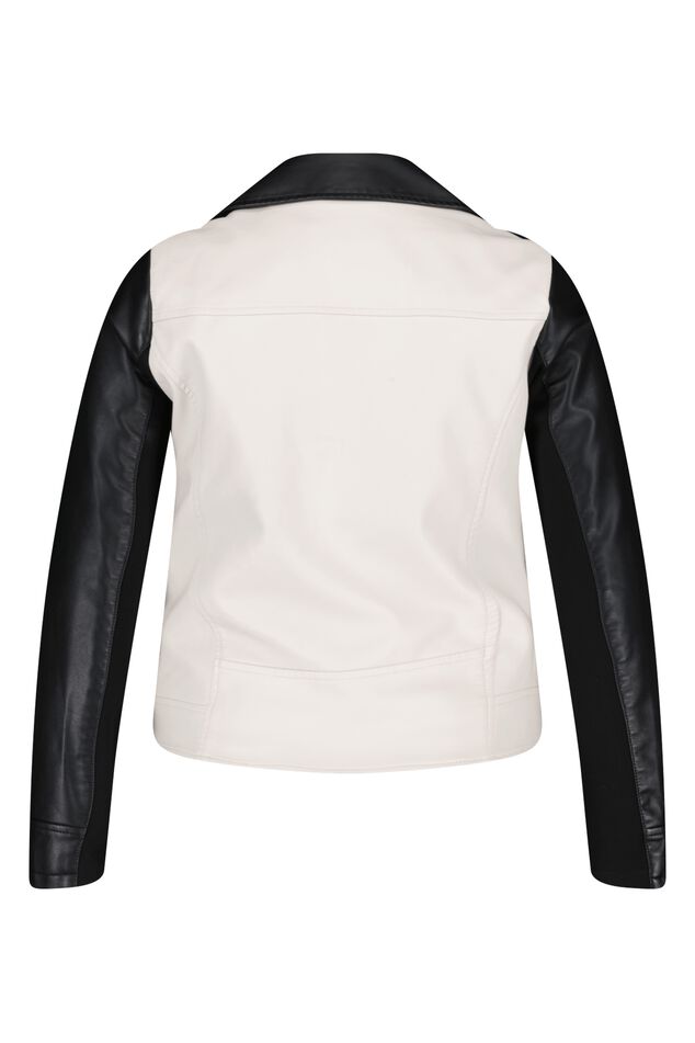 Bikerjack in duo kleur image number 3