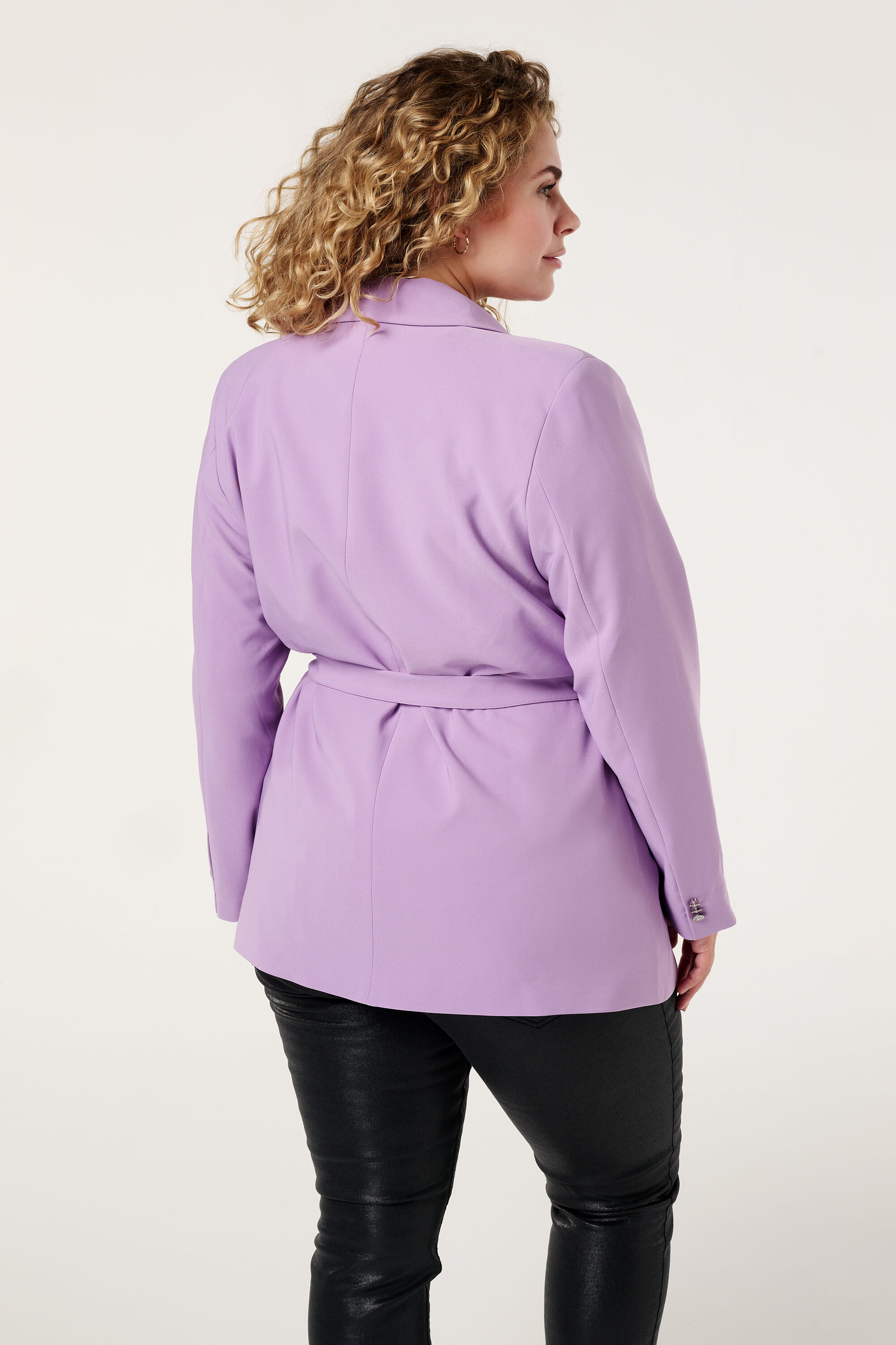 Blazer met ceintuur image number 3