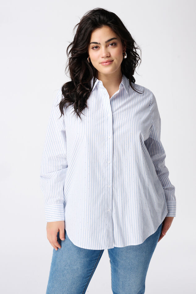 Overhemd met steentjes image number 0