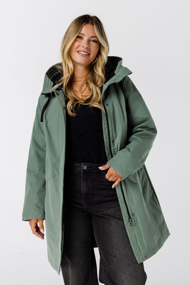 Water afstotende jas met capuchon image number 0