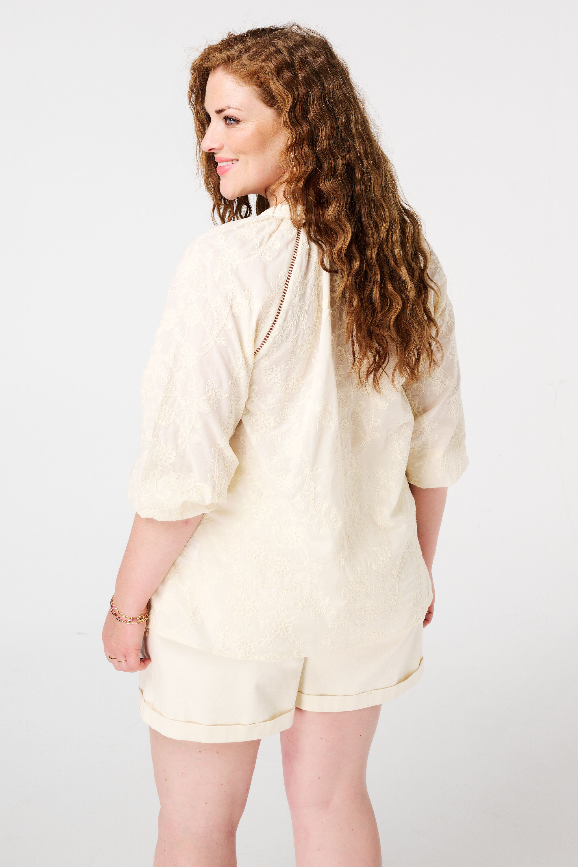 Blouse met broderie image number 3