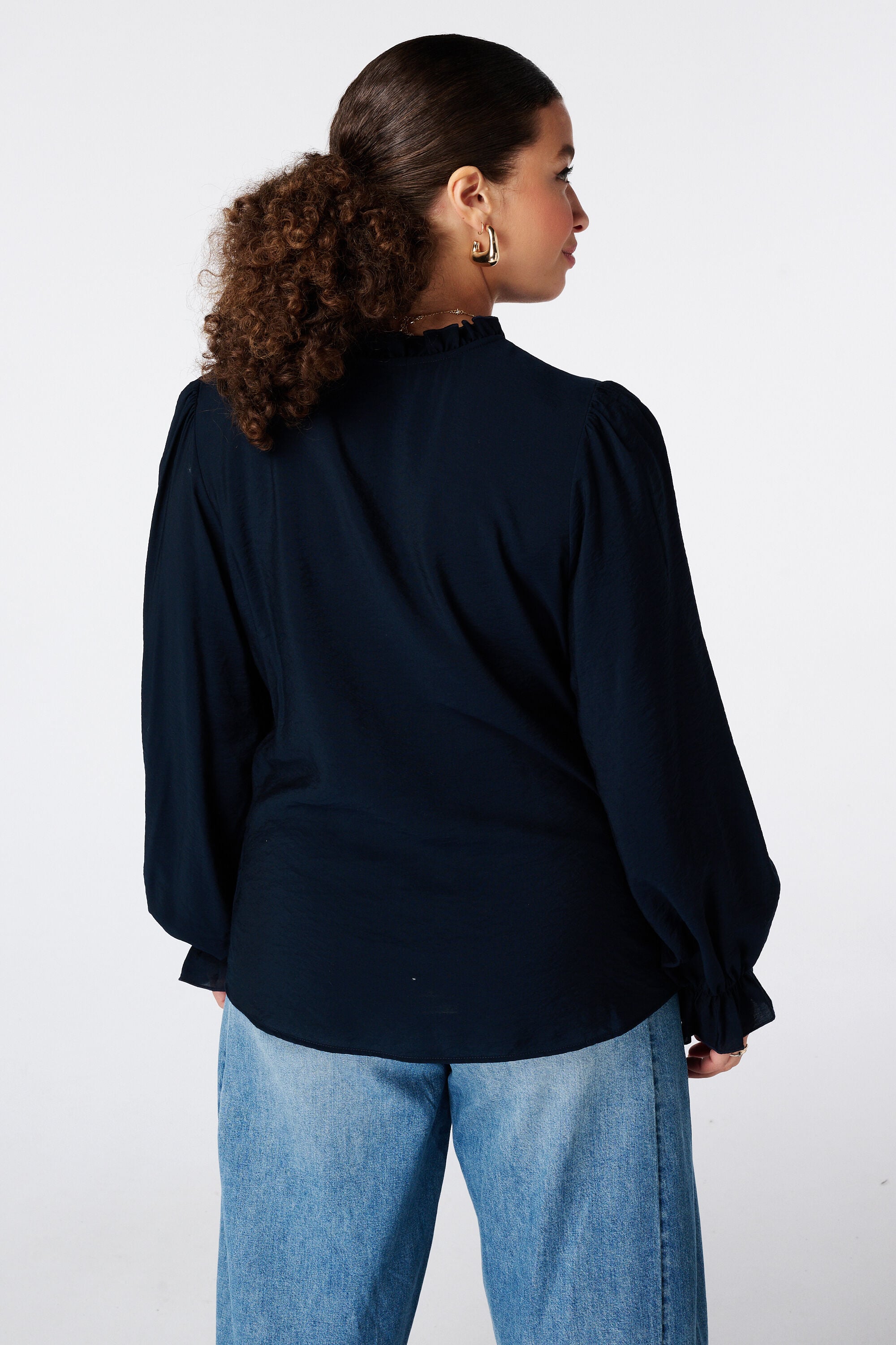 Blouse met volants image number 3