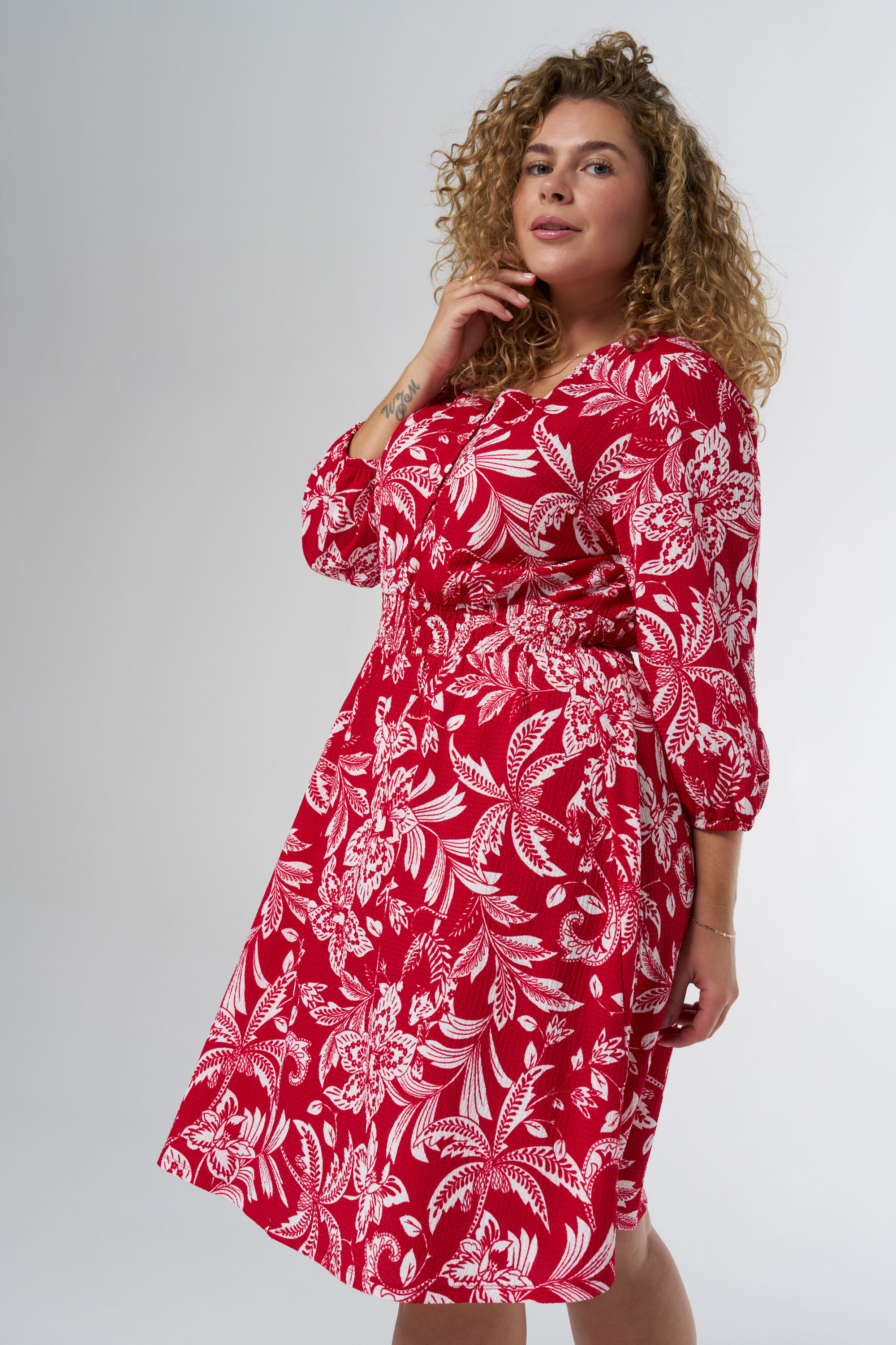 Jurk met print image number 4