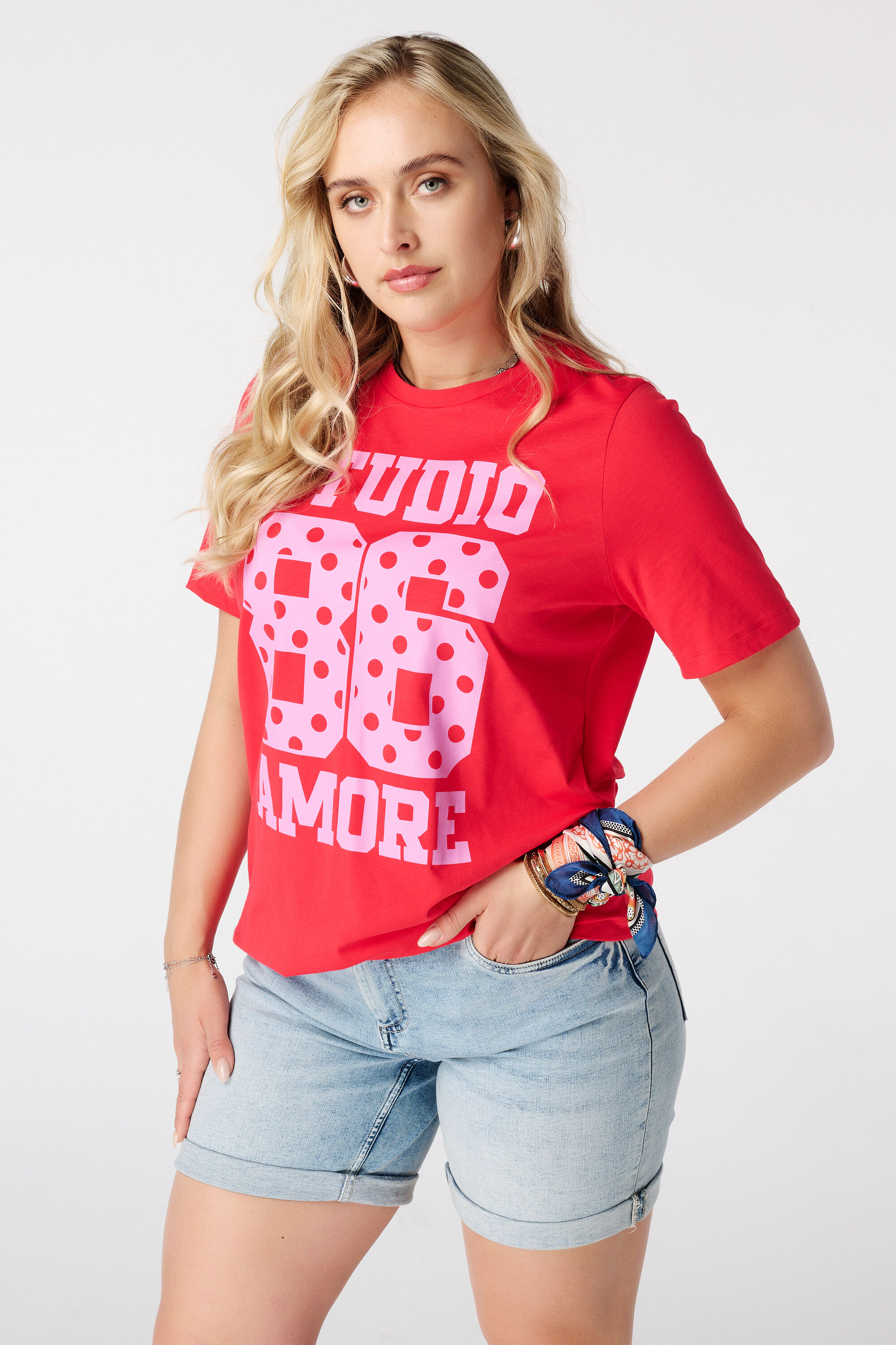 T-shirt met opdruk