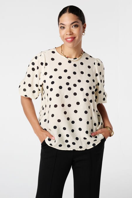 Blouse met stippen Blouse met stippen