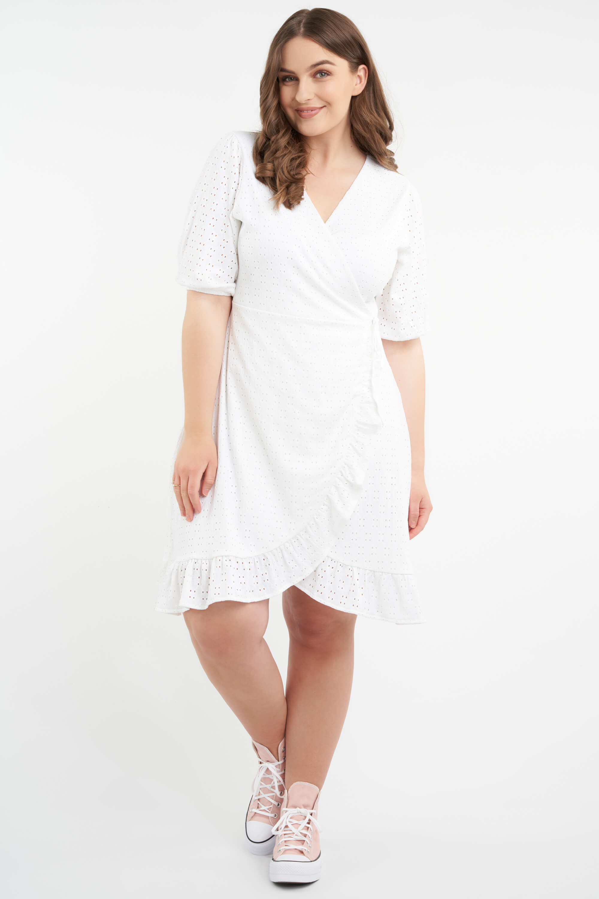 Wikkeljurkje met broderie anglaise image number 5