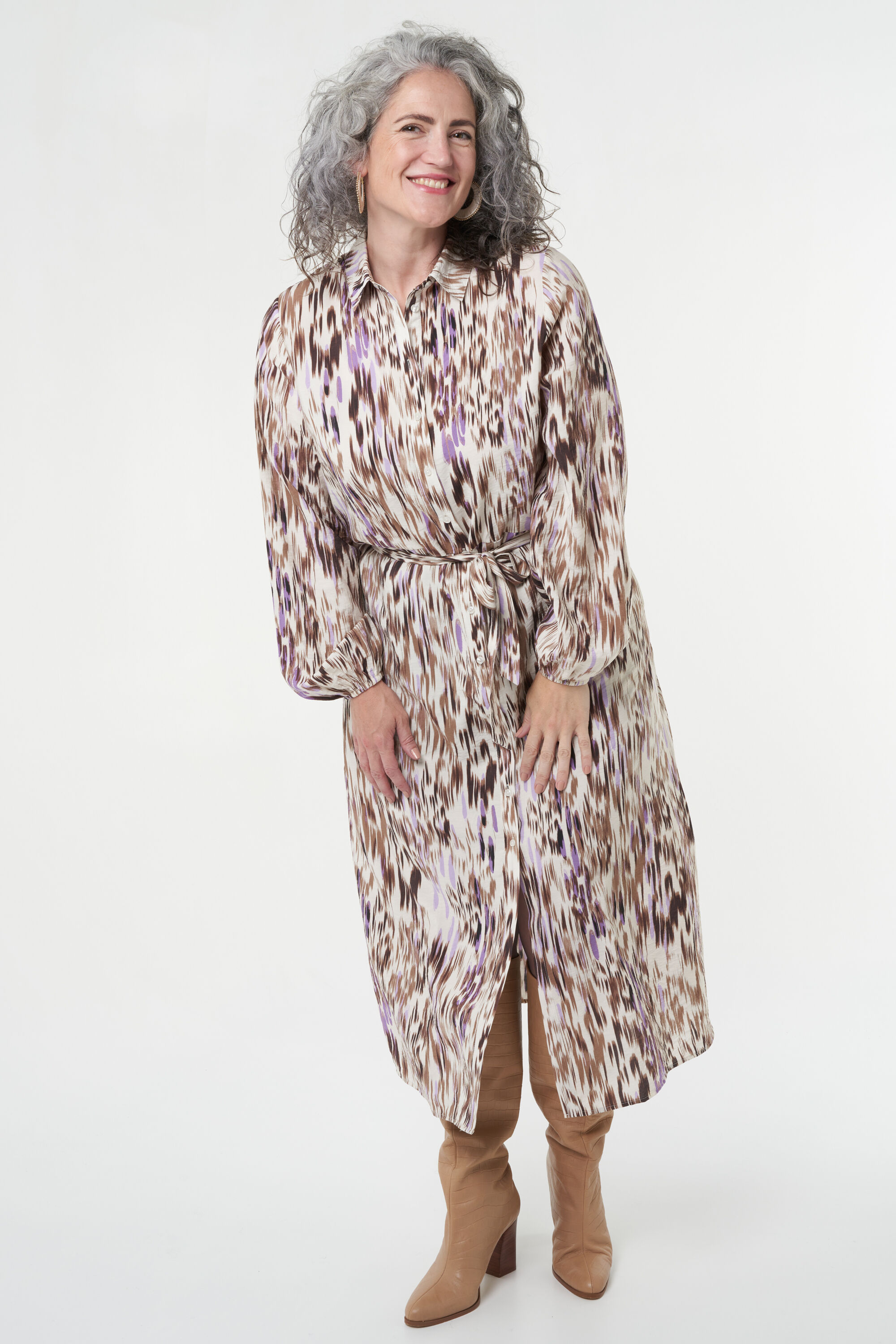 Maxi shop blouse jurk