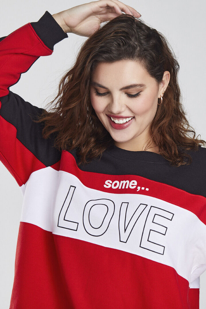 Sweater met tekstopdruk image number 3