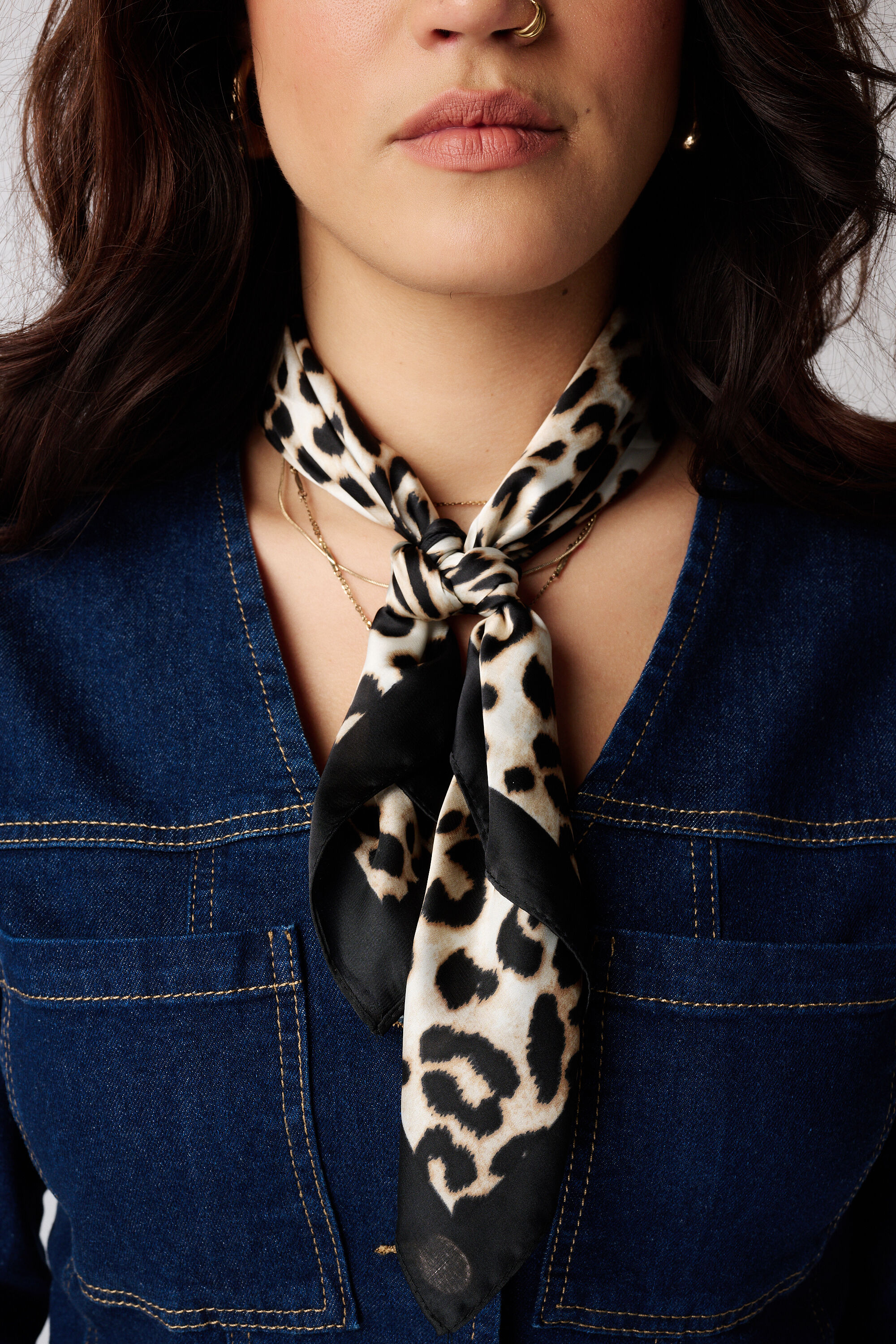 Bandana sjaaltje met animal print  image number 2