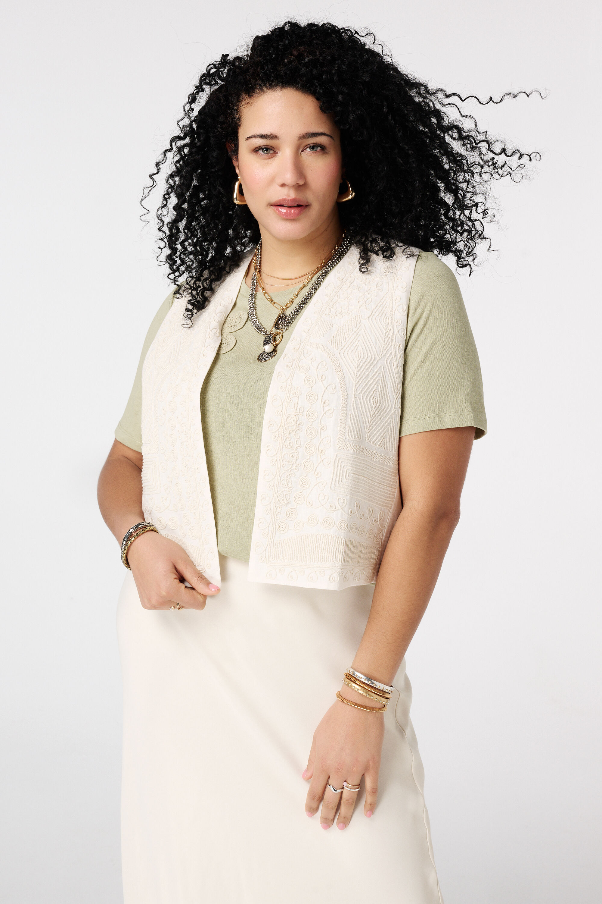 Gilet met embroidery