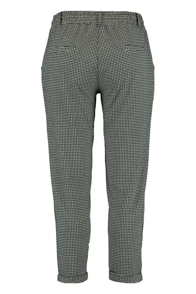 Geruite losvallende broek image number 2