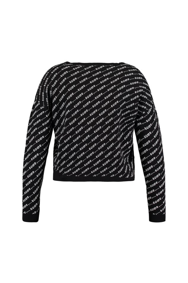 Trui met all-over logo print image number 2