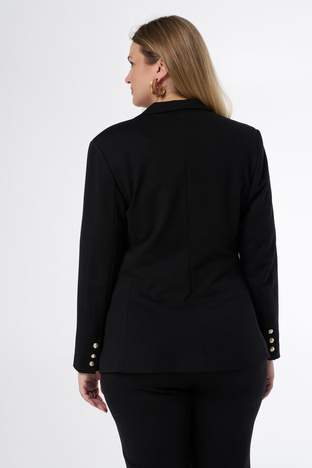 Jacquard Single Breasted Women's Blazer 2 Knopen Sjaal Revers Jas – NL Jacquard Single Breasted Women's Blazer 2 Knopen Sjaal Revers Jas – NL