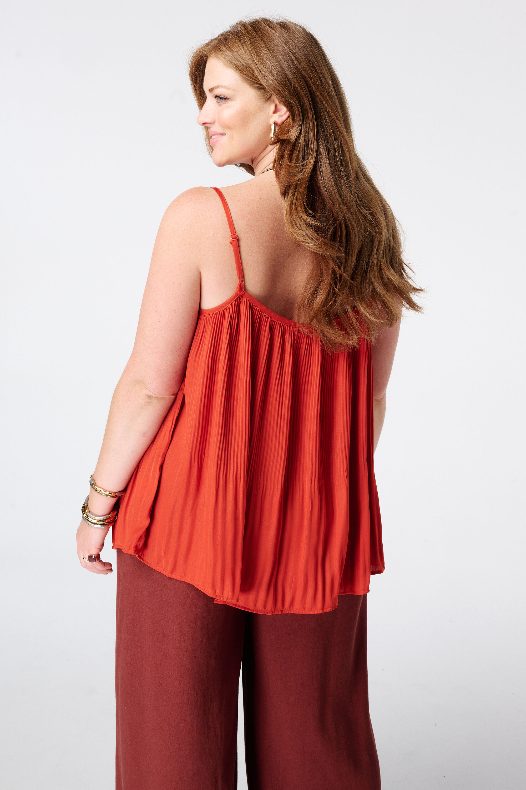 Mouwloze blouse met kant image number 3