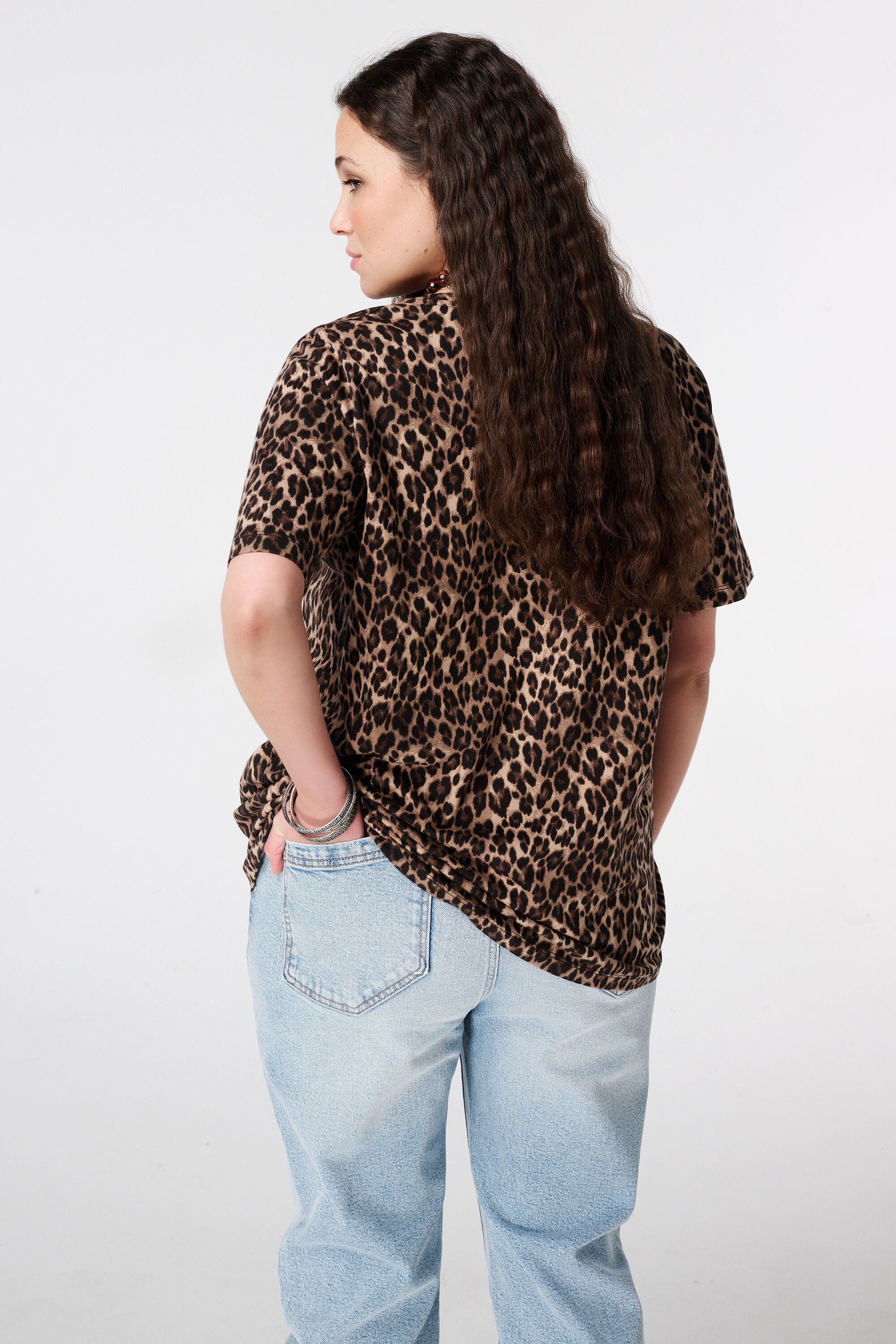 T-shirt met animal print image number 3