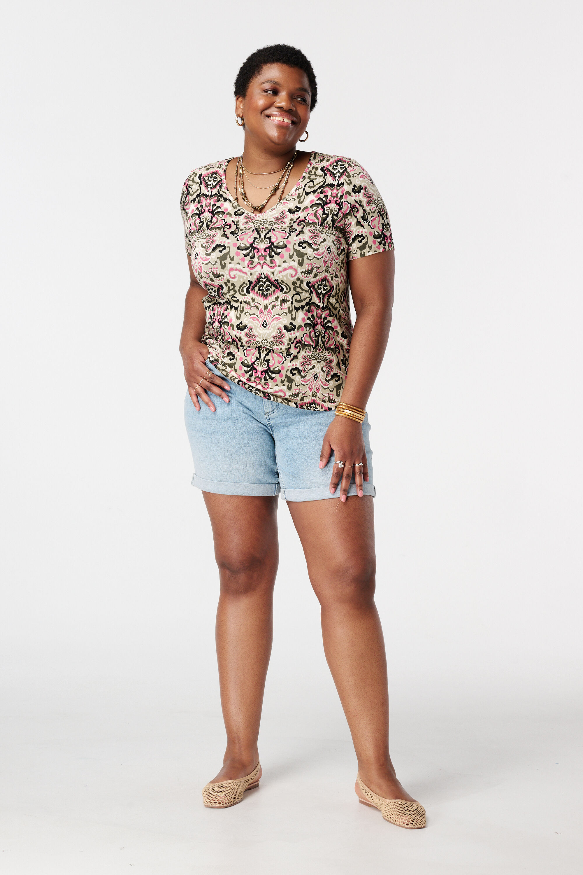 T-shirt met print image number 5