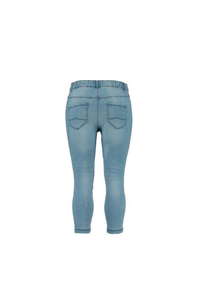 Cropped tregging POPPY met strass steentjes image number 2