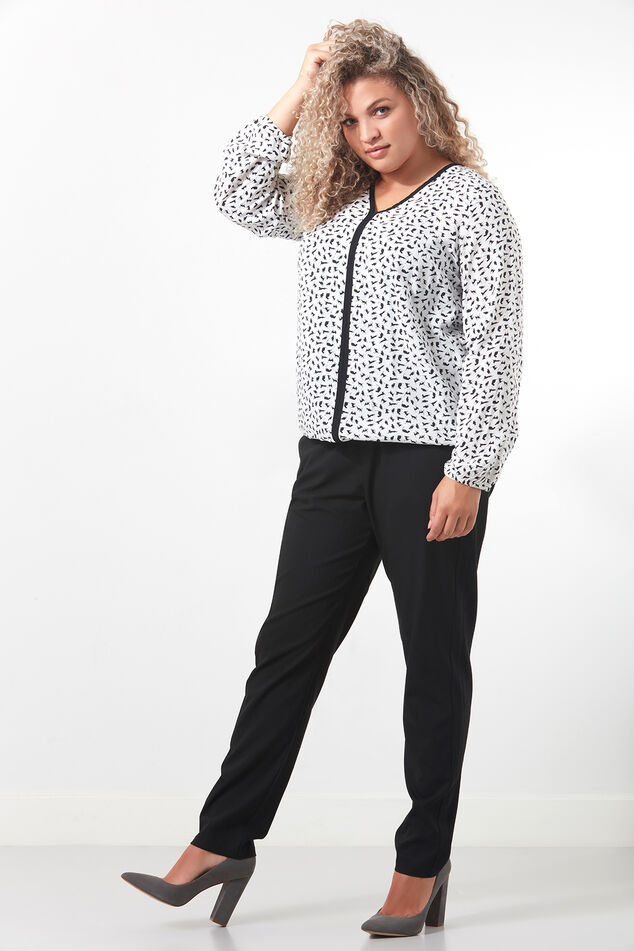 Blouse met kattenprint image number 3