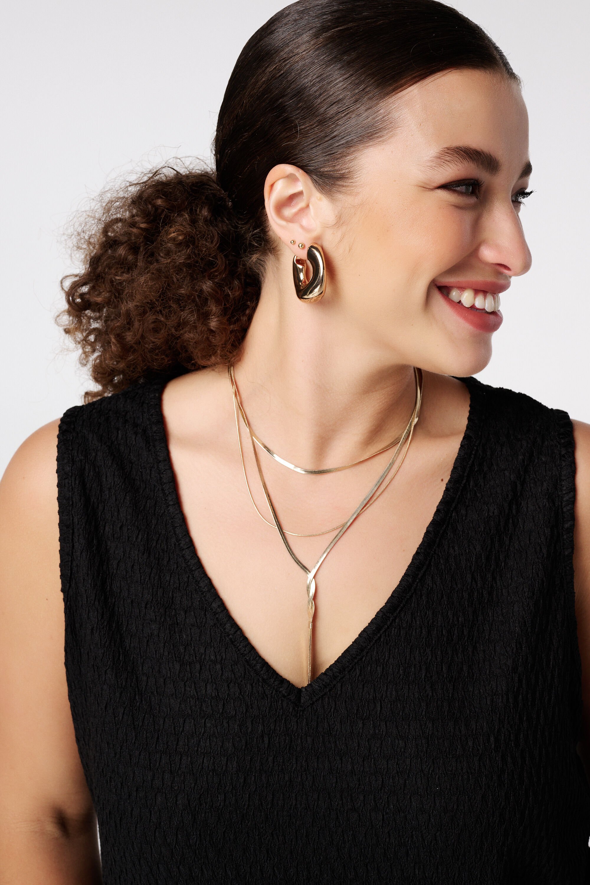 Mouwloze top met structuur image number 4