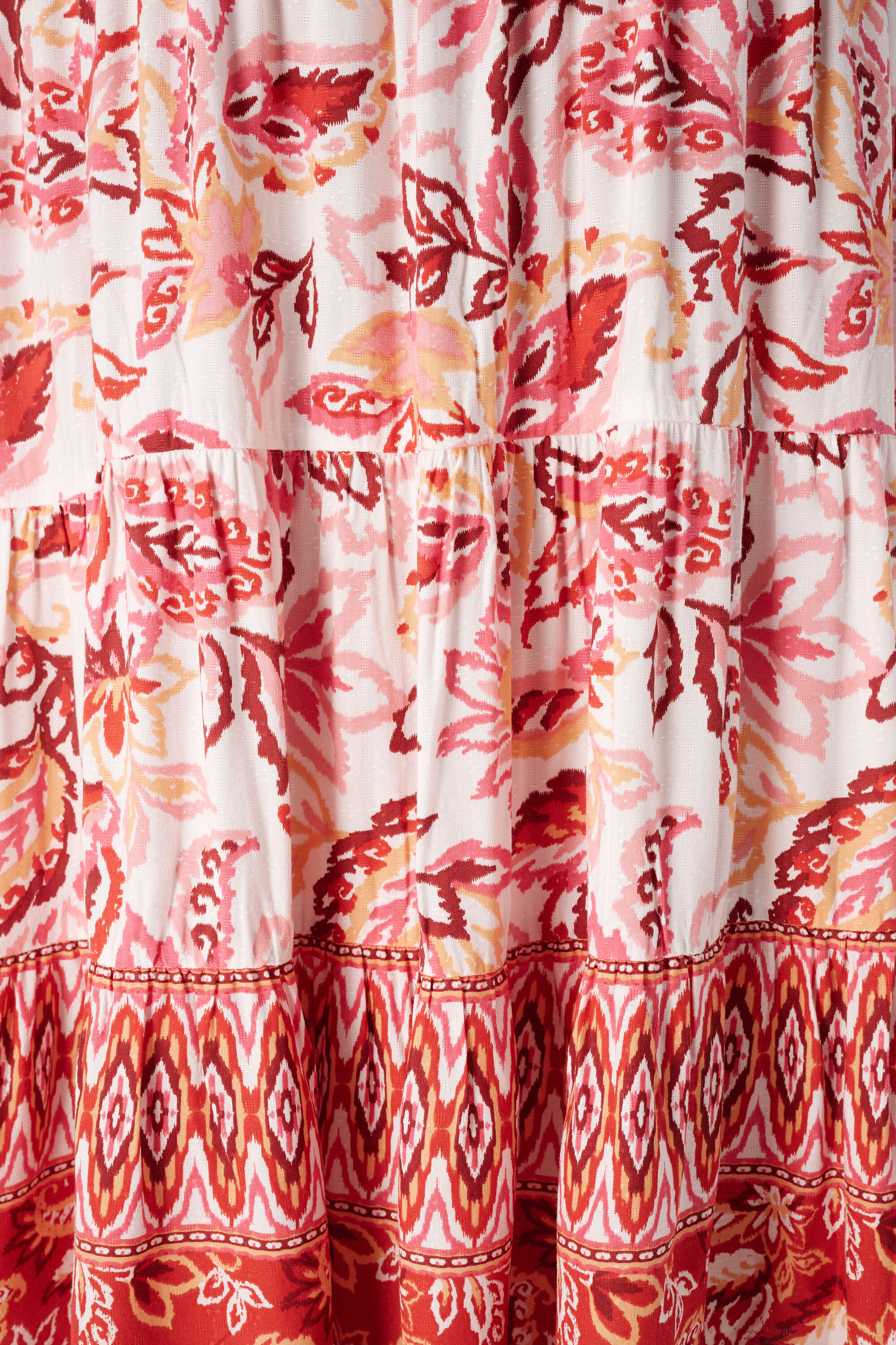 Rok met gesmokte tailleband image number 6