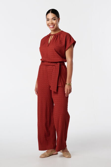 Jumpsuit met wijde pijpen Jumpsuit met wijde pijpen