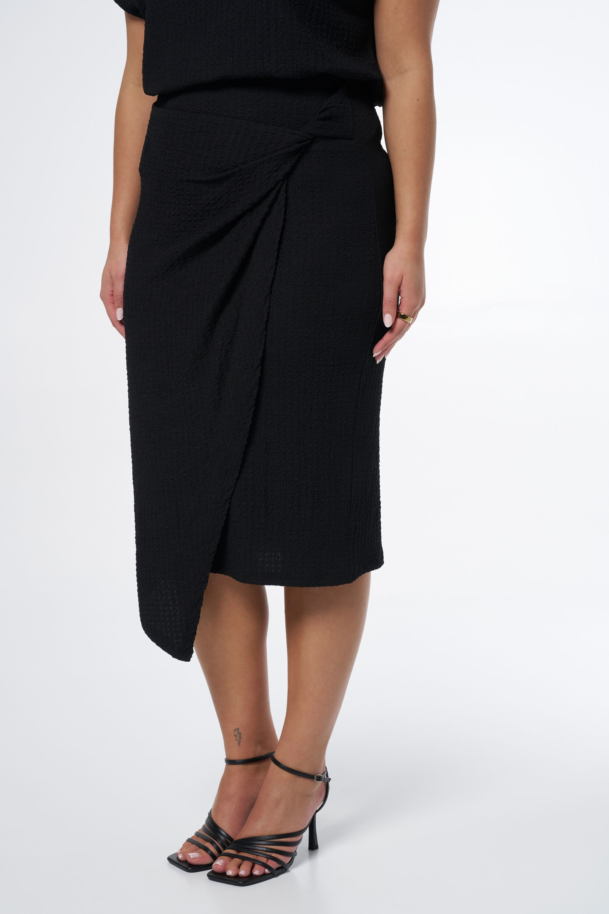 Midi rok met structuur image number 5