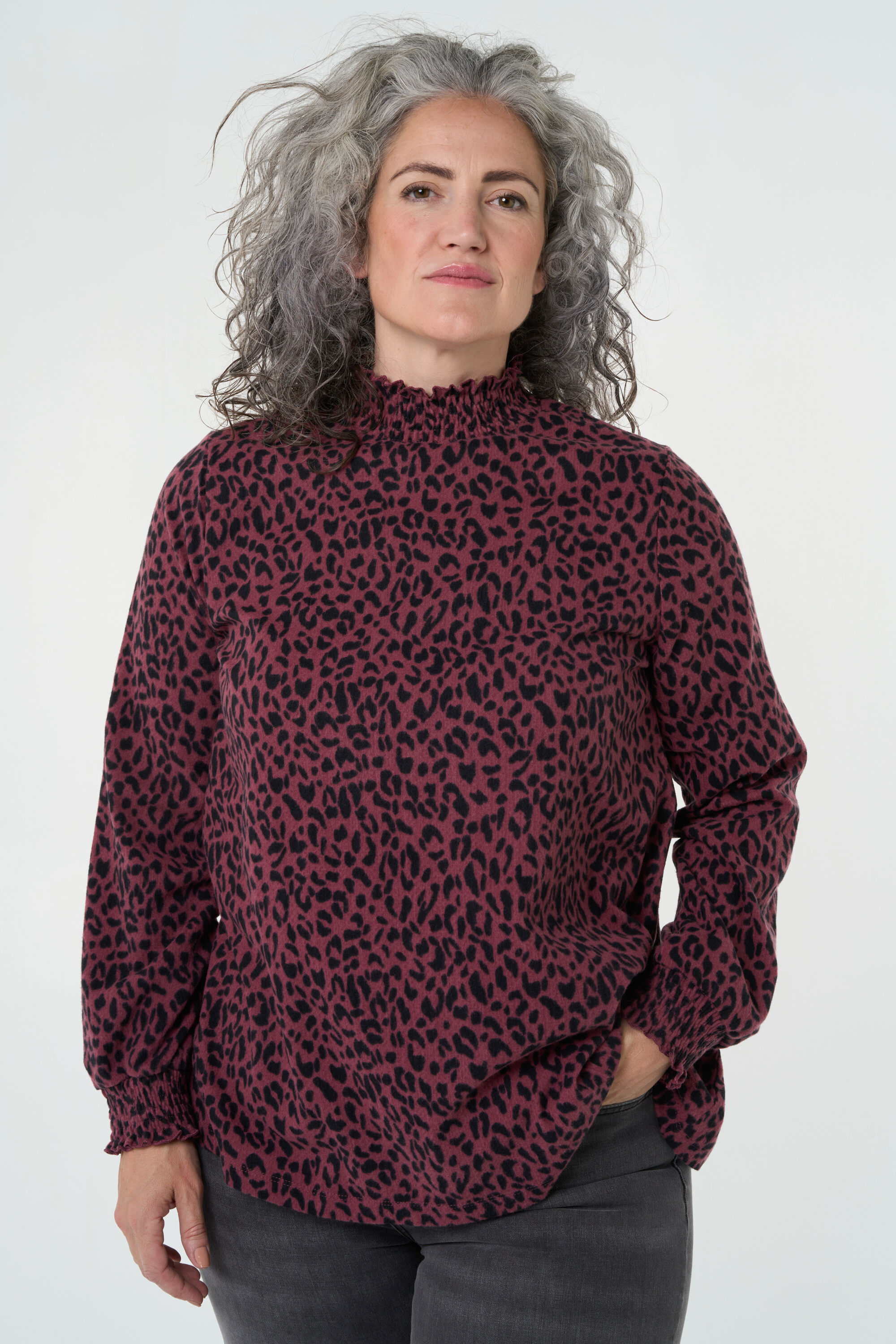 Top met panterprint image number 7