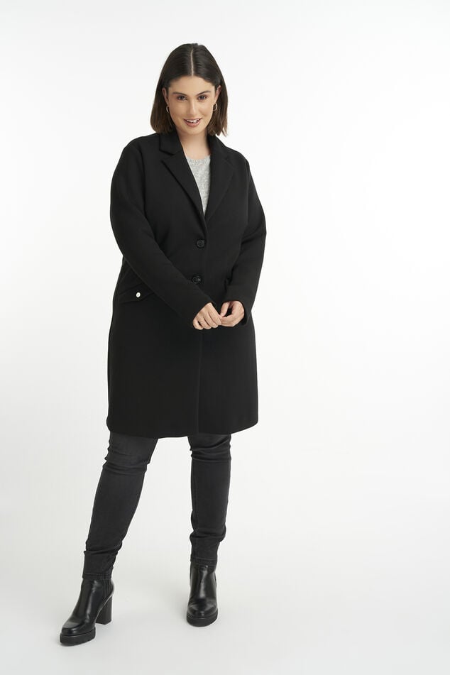 Lange jersey jas image number 0